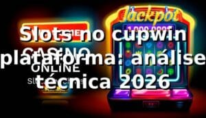 Slots no cupwin plataforma: análise técnica 2026 🎰